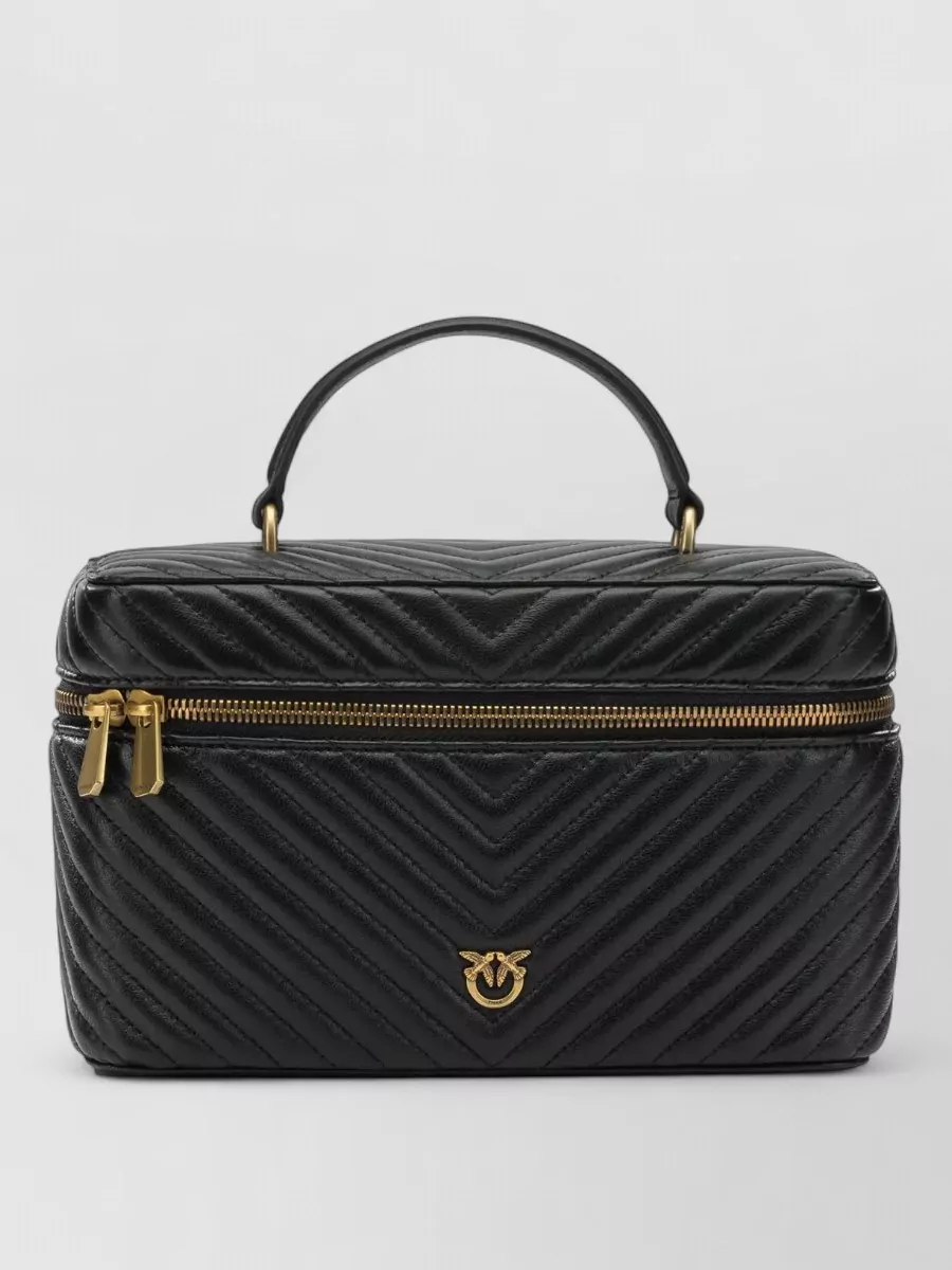 Pinko Love Bag Leather Vanity Case