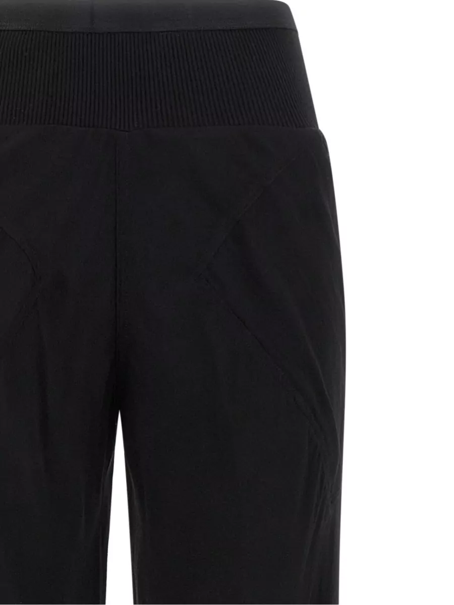 Rick Owens Silk Semi-Transparent Wide-Leg Trousers