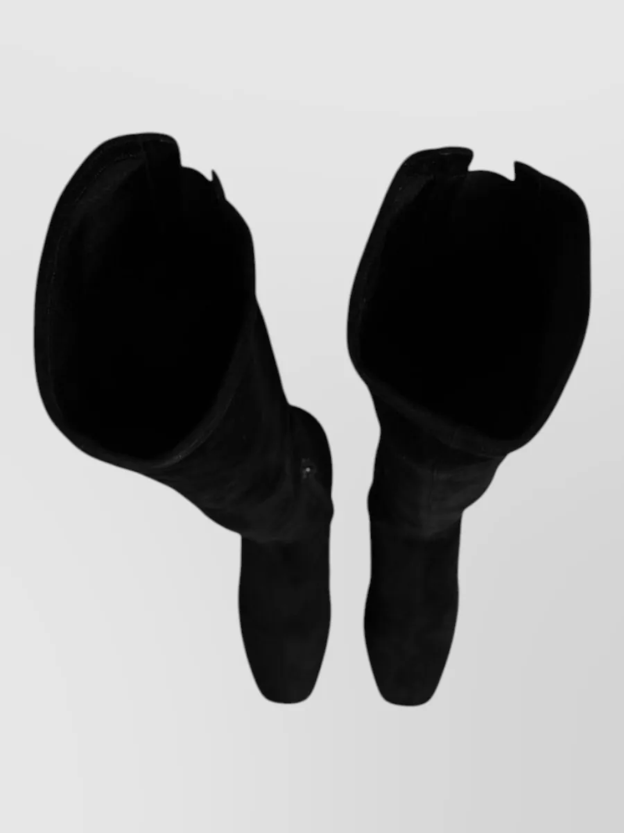 Dolce&Gabbana Suede Leather Knee-High Boots