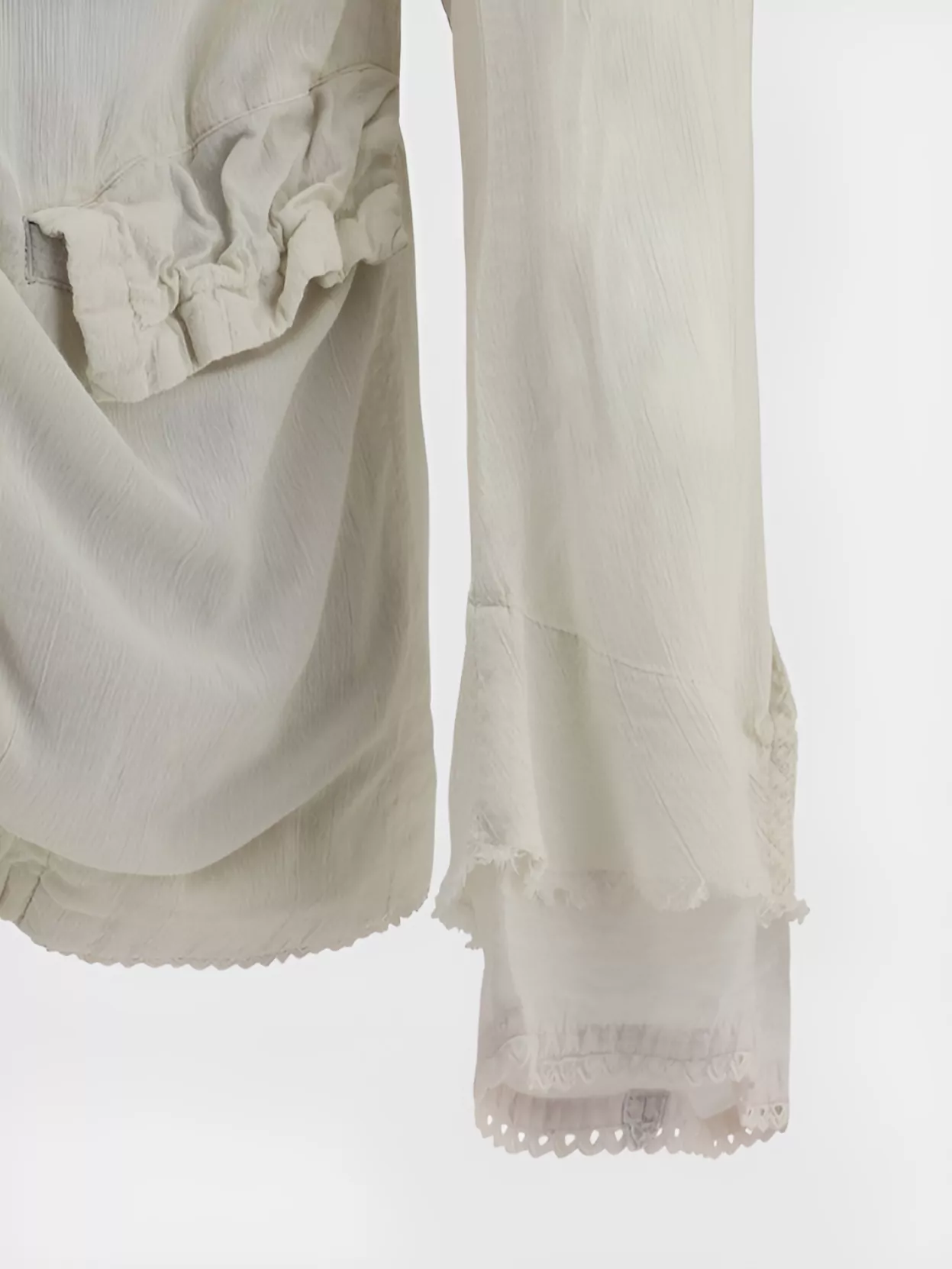 Undercover Buttoned Jacket Frayed Edges