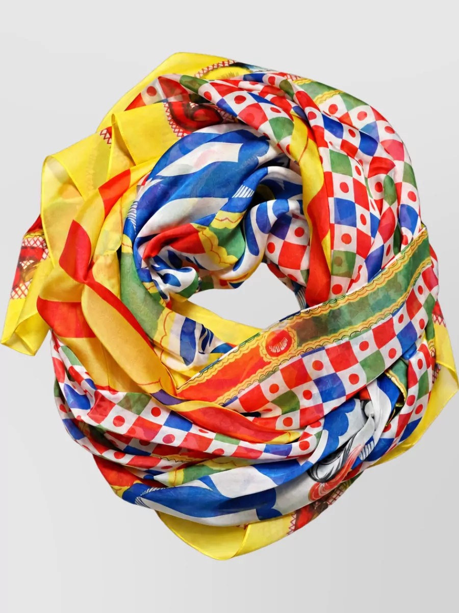 Dolce&Gabbana Silk Printed Scarf