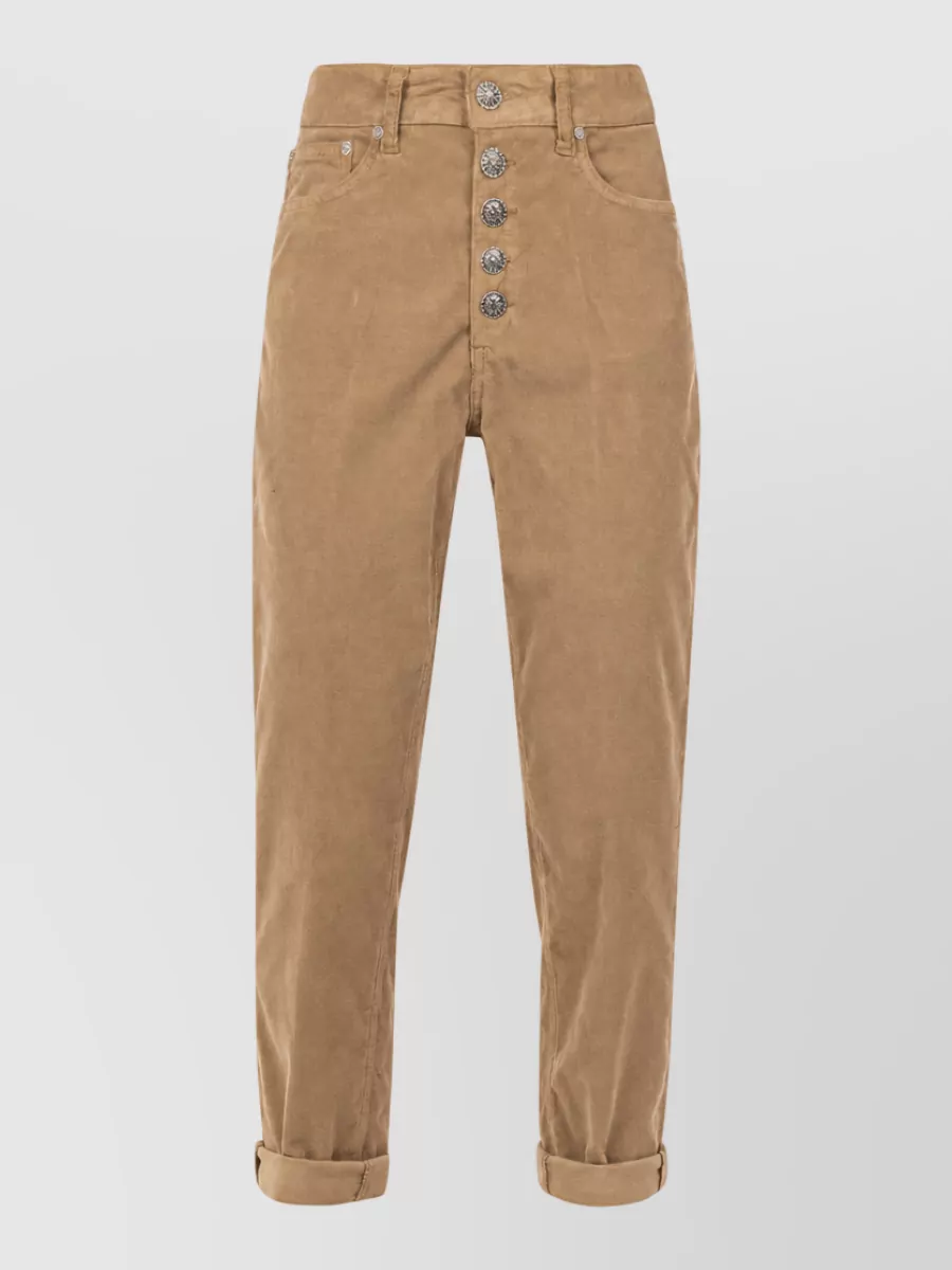 Dondup Striped cropped trousers