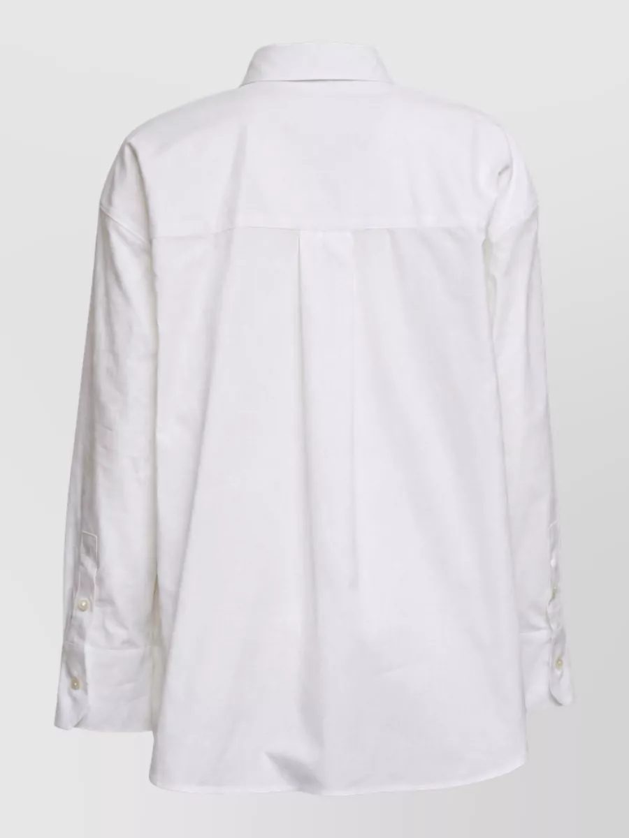 S Max Mara Cotton Dropped Shoulder Shirt