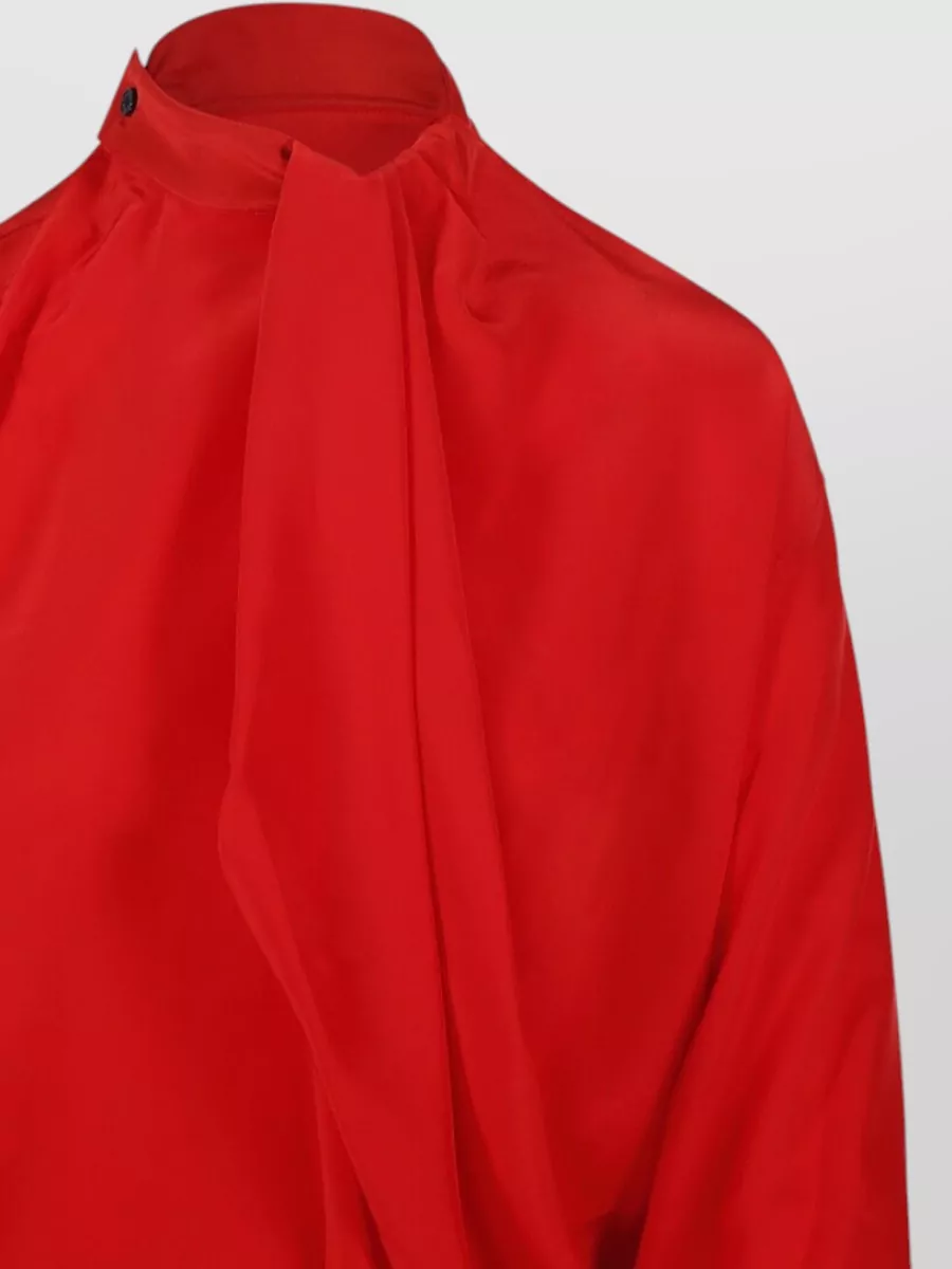 Victoria Beckham Silk Draped Blouse