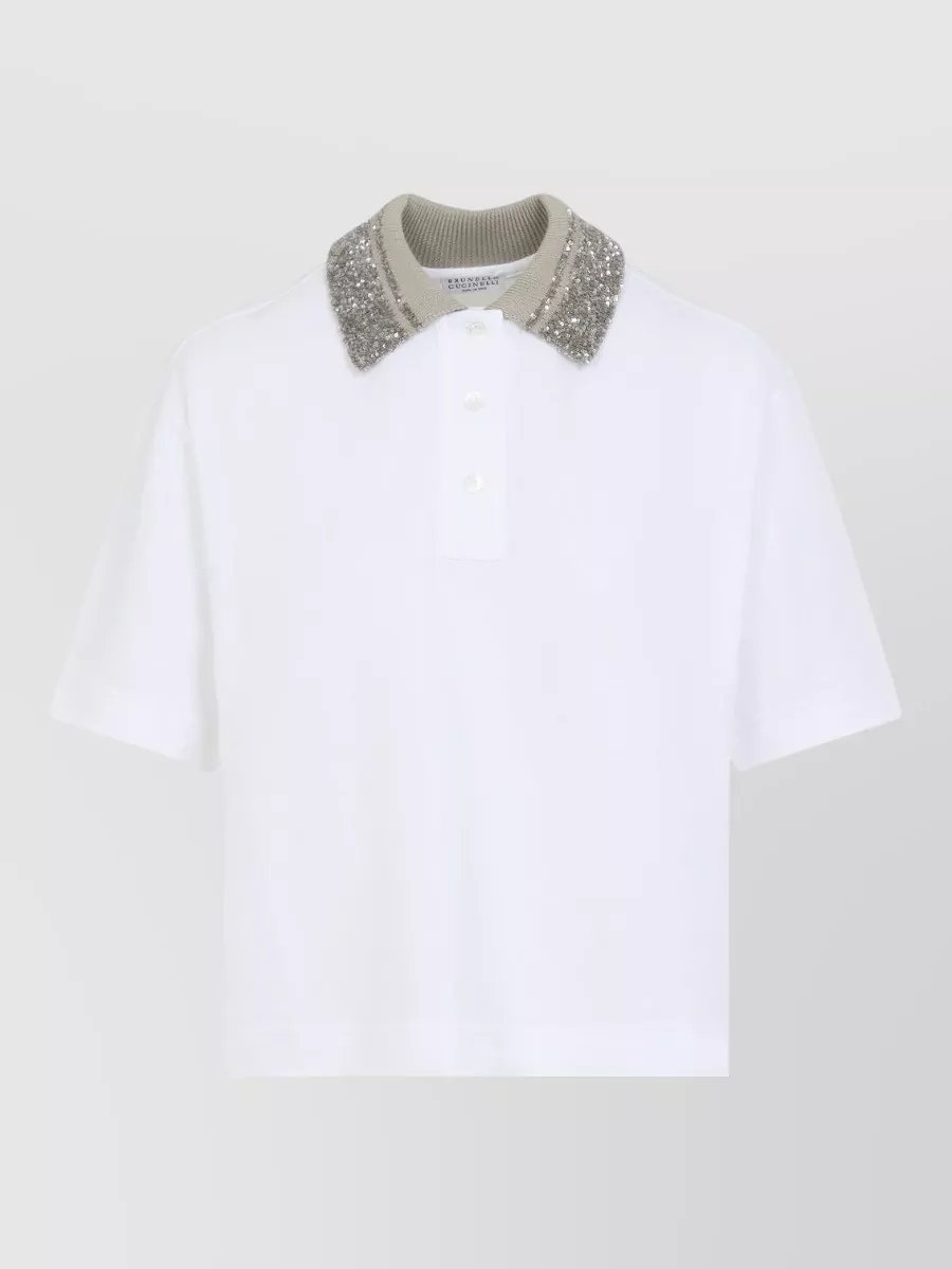 Brunello Cucinelli Cotton Short-Sleeve Polo Shirt