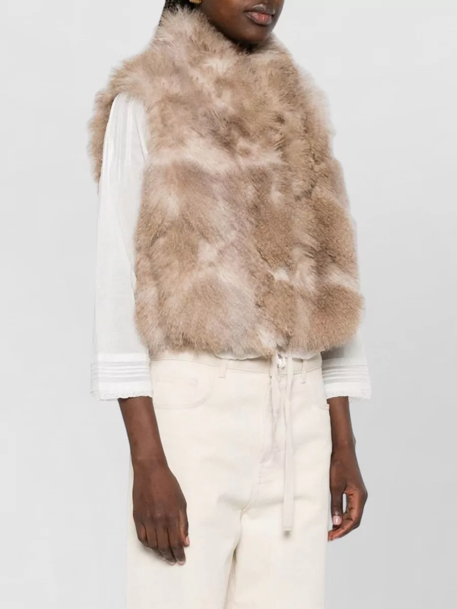 Forte Forte Faux Fur Sleeveless Jacket