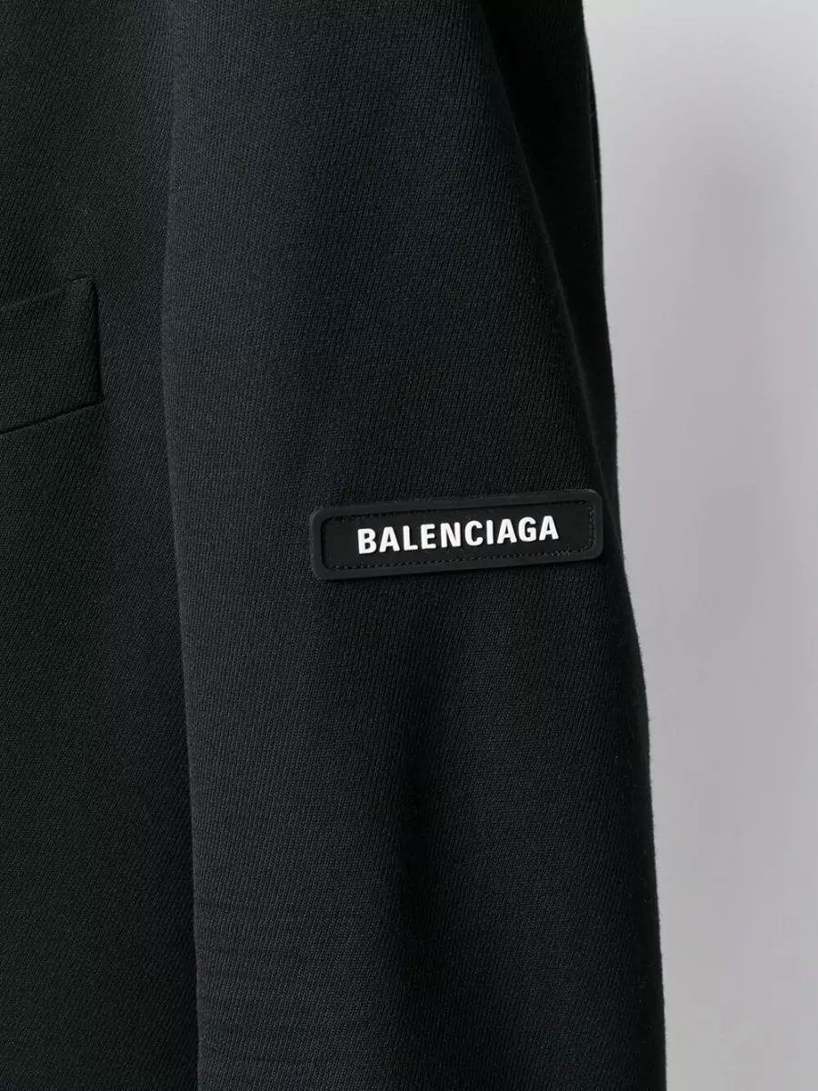 Balenciaga Tailored Jacket Nylon Silk Blend