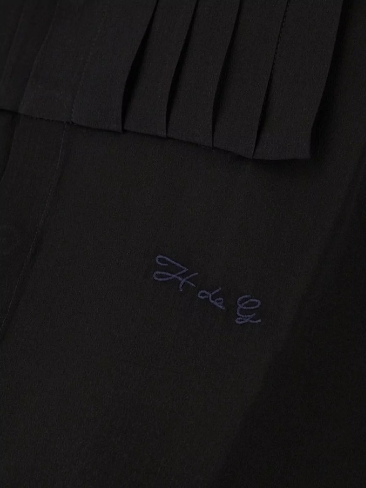 Givenchy Silk Shirt With Front Pleats And Pointed Collar