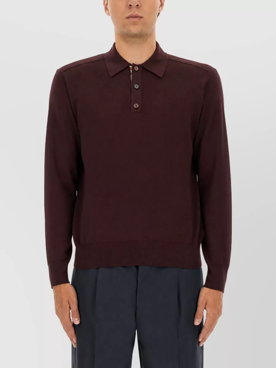 Burberry Wool Polo Shirt