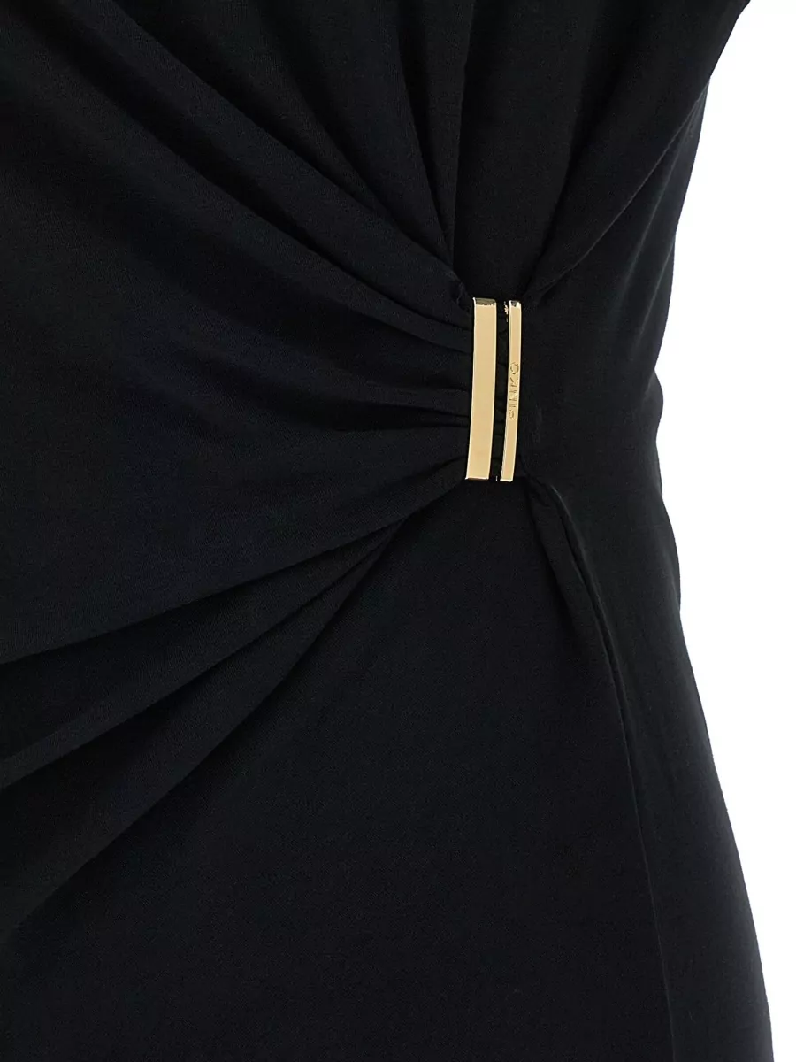 Pinko Draped Cotton Jersey T-Shirt