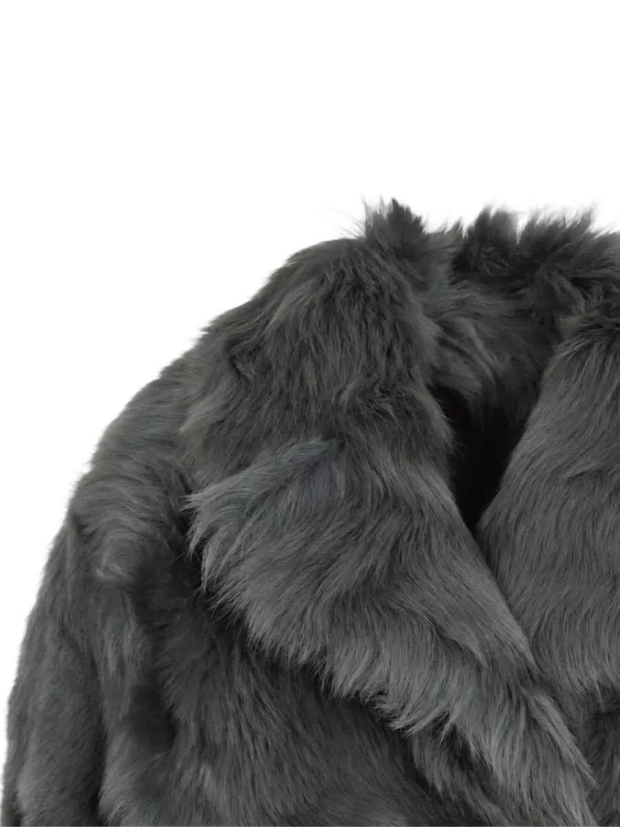 Yves Salomon Shearling Double-Breasted Jacket