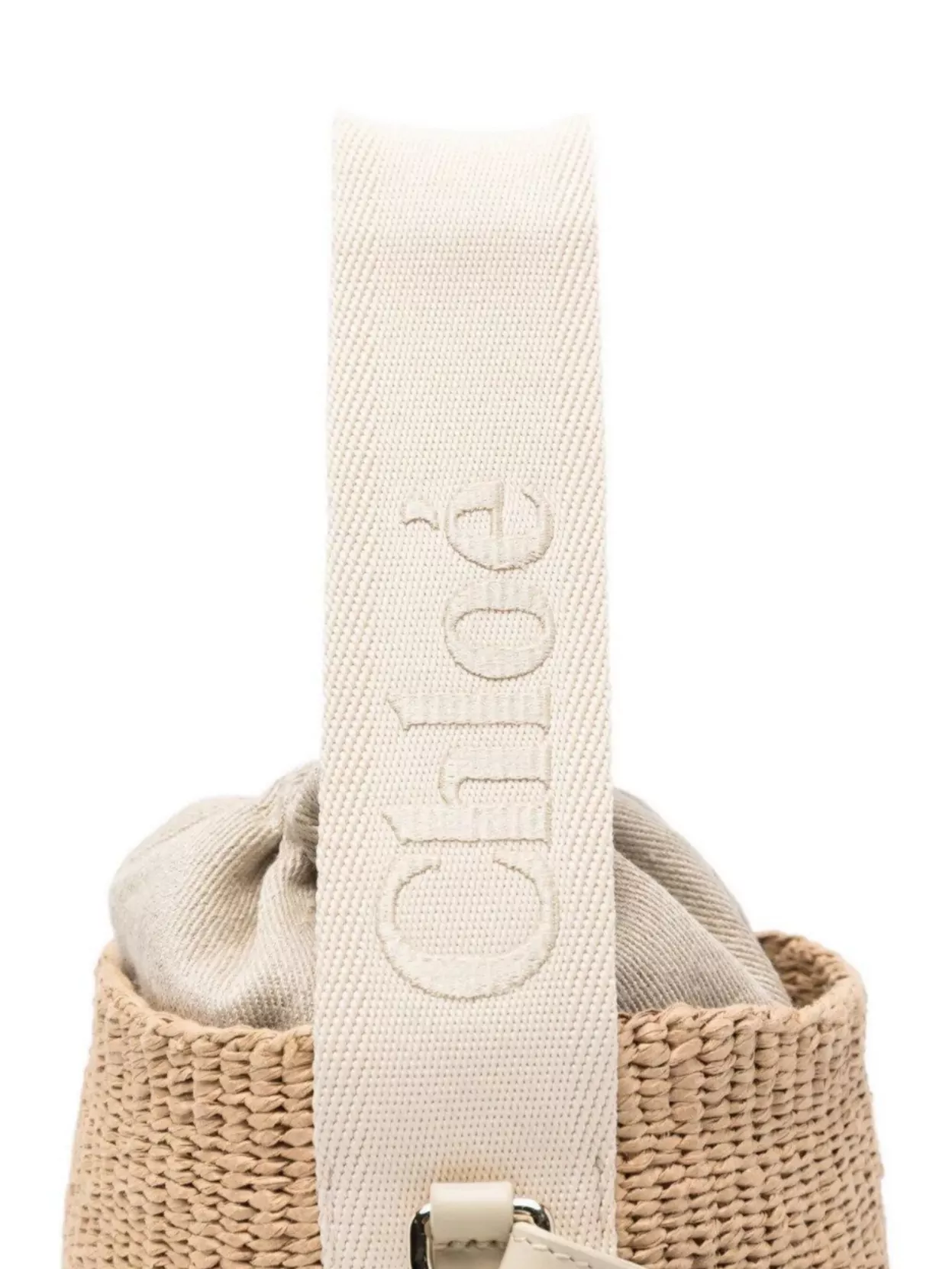 Chloé Small Woven Bucket Shoulder Bag