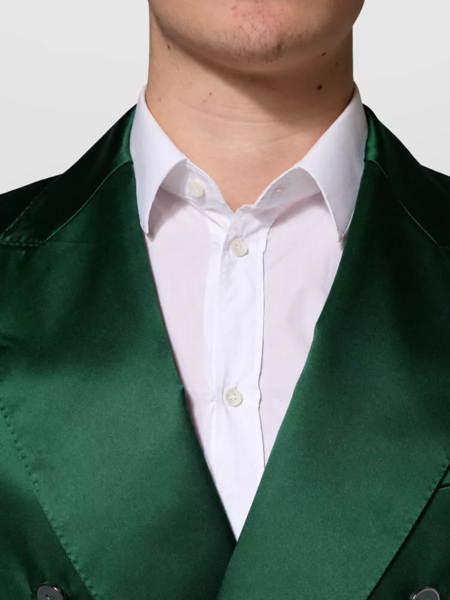 Dolce&Gabbana Satin Double Breasted Blazer