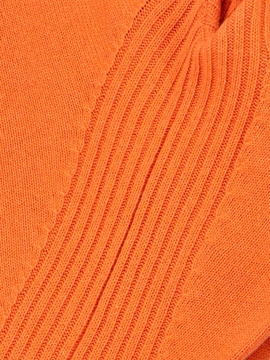 Fendi Knit Pullover Crew Neck Raglan Sleeves