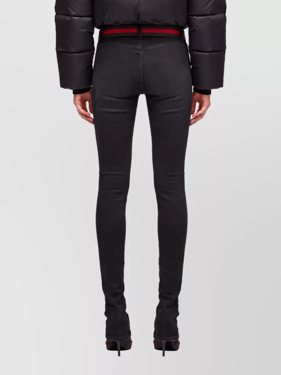 Gucci Stretch Denim Mid-Rise Flared Trousers