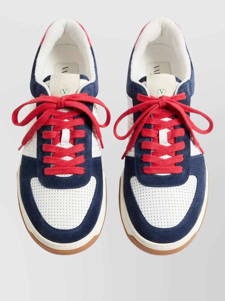 Valentino Leather Low-Top Sneakers