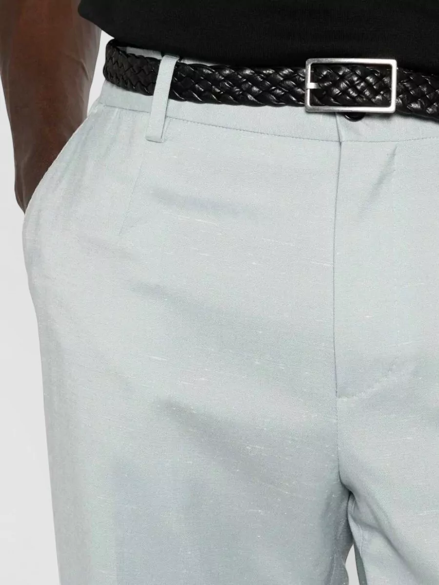 Dolce&Gabbana Silk-Blend Straight-Leg Trousers