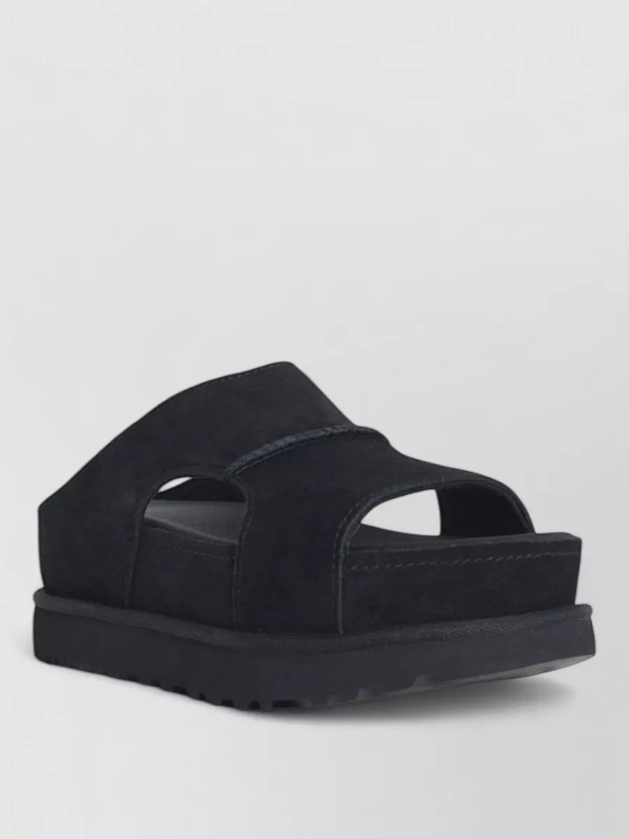 Ugg Leather Cutout Slides