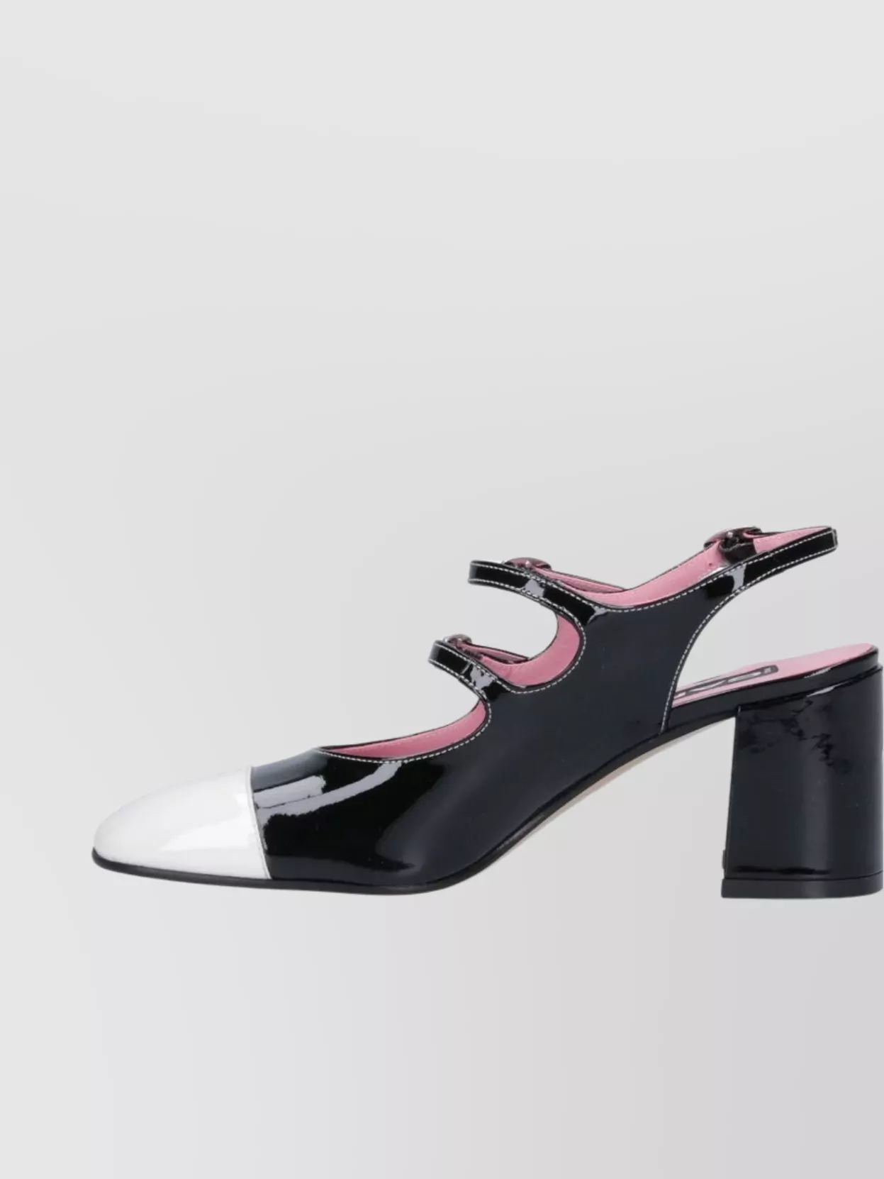 Carel Chunky Heel Slingback Round Toe Pump