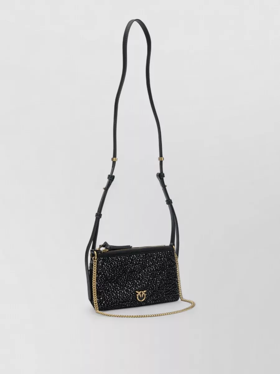 Pinko Love Bag Mini Leather Shoulder Bag
