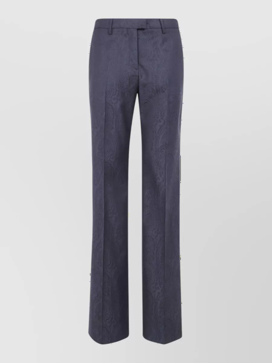 Etro wool straight-leg suit trousers