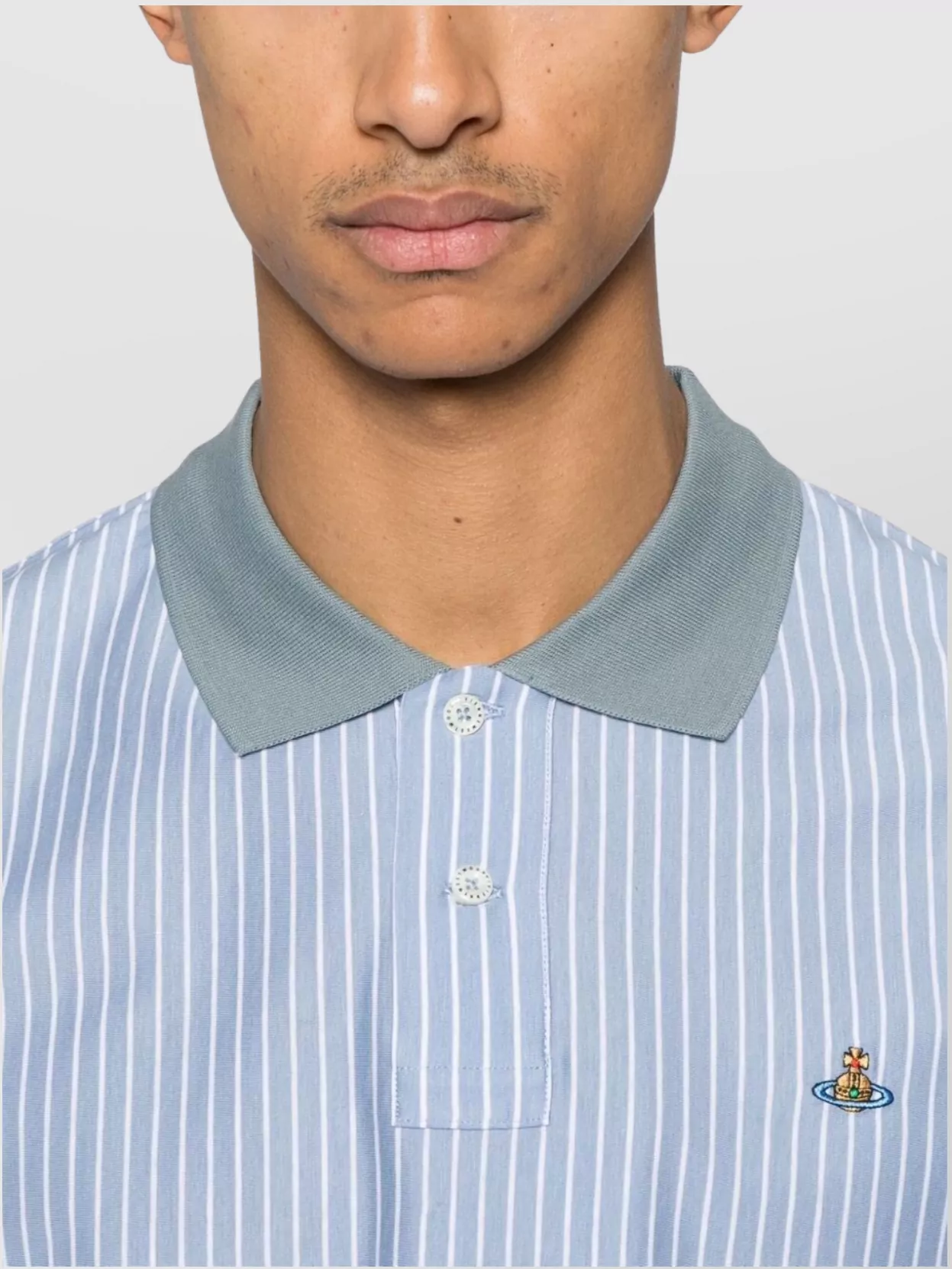 Vivienne Westwood Striped Polo Shirt Short Sleeves