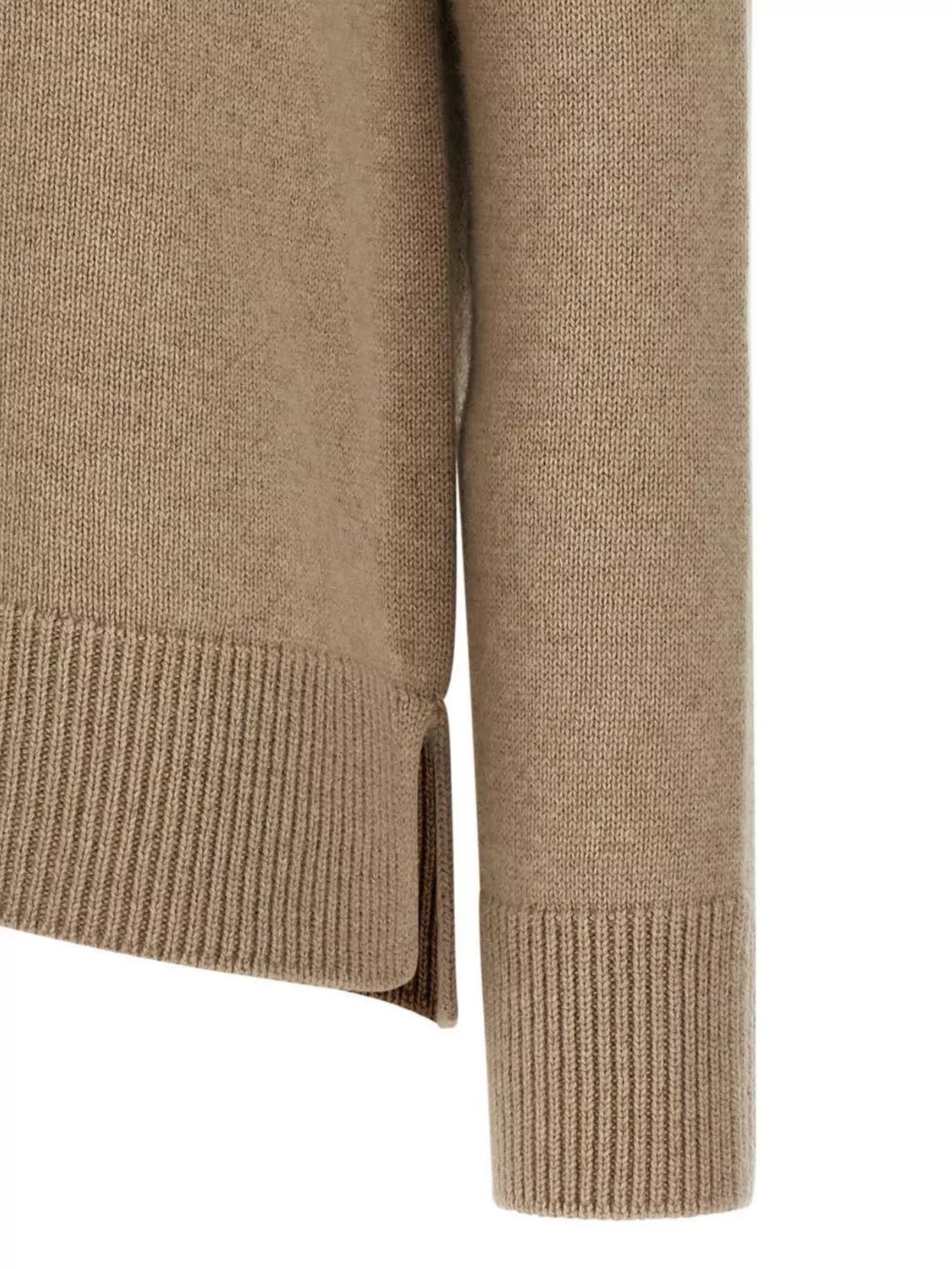 S Max Mara Turtleneck Sweater With Ribbed Cuffs And Hem