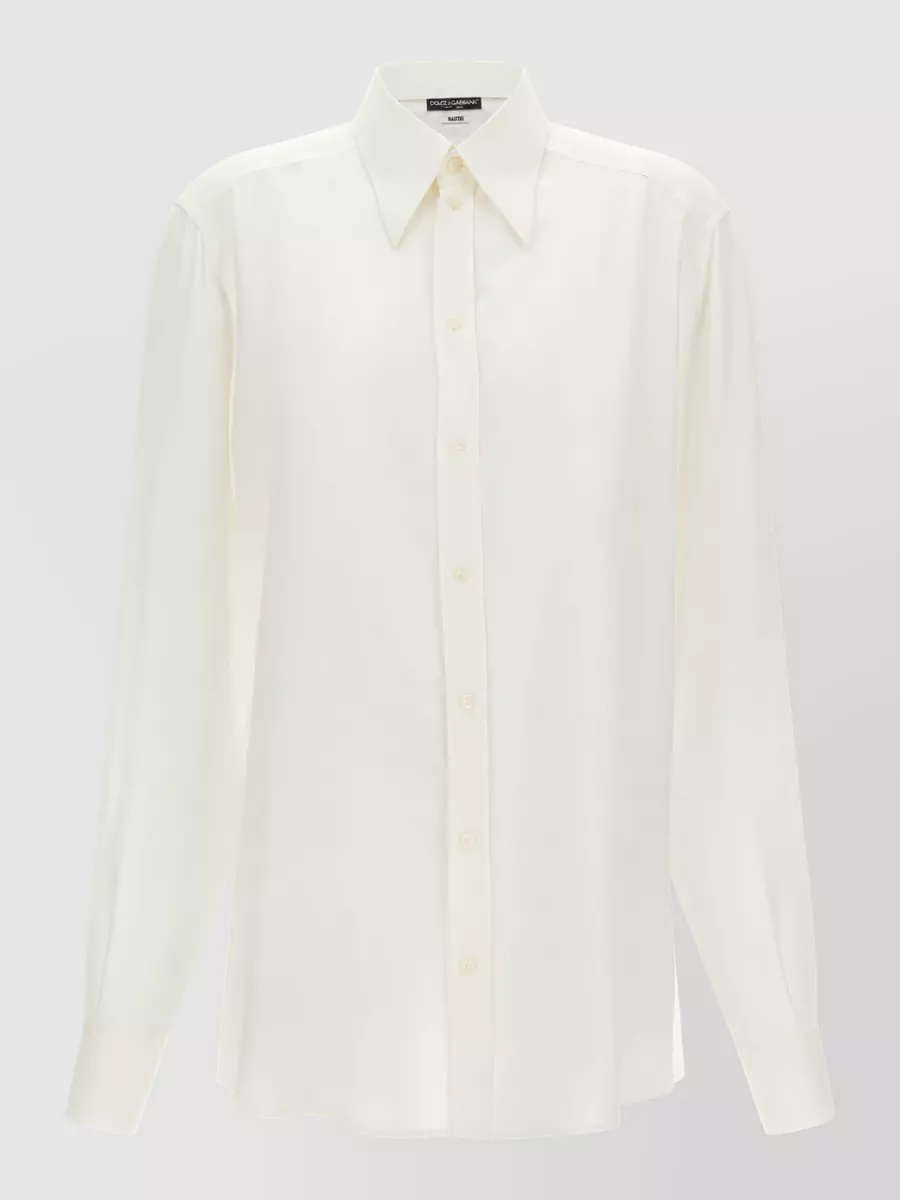 Dolce&Gabbana Silk gold fit shirt