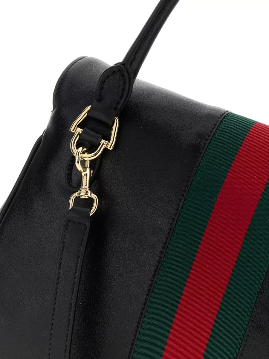 Gucci Medium Leather Shoulder Bag