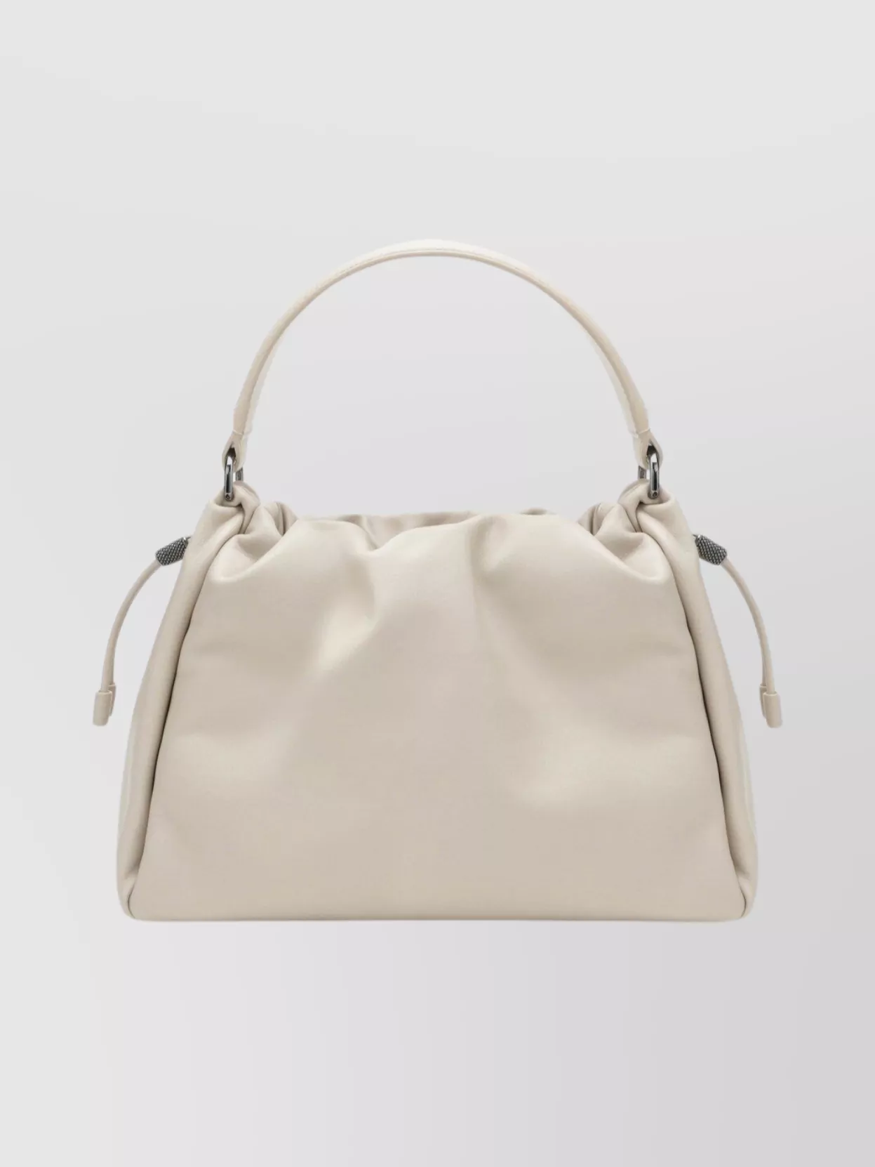 Brunello Cucinelli Bucket Mellow Small Ivory Bag Women In White