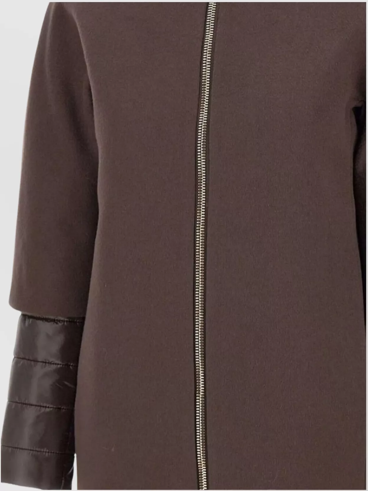 Herno Virgin Wool Coat Detachable Panels