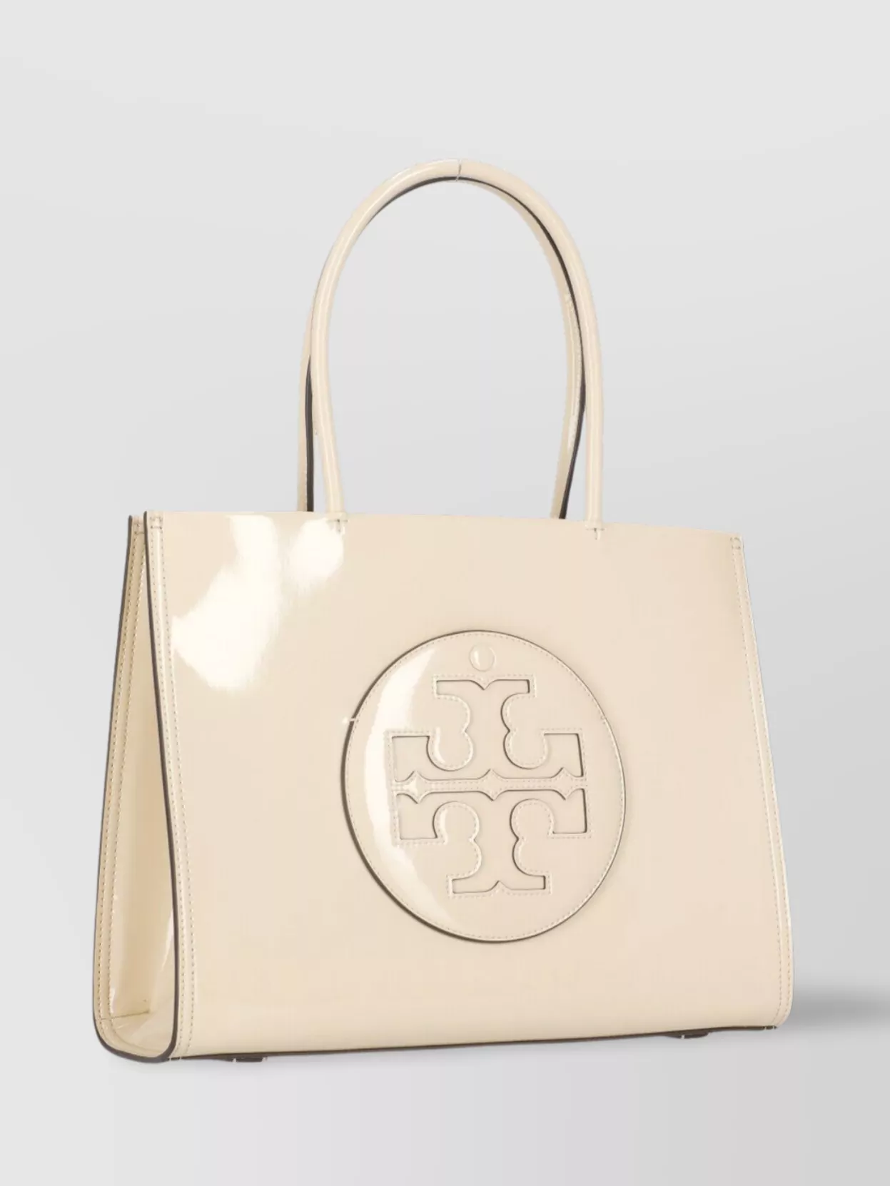 Tory Burch Structured Tote Bag With Top Handles And Shoulder Strap