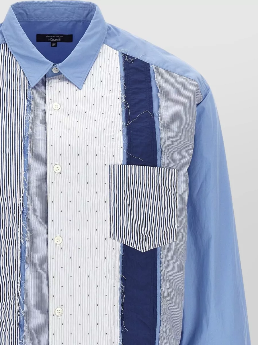 Comme Des Garçons Cotton Patchwork Shirt