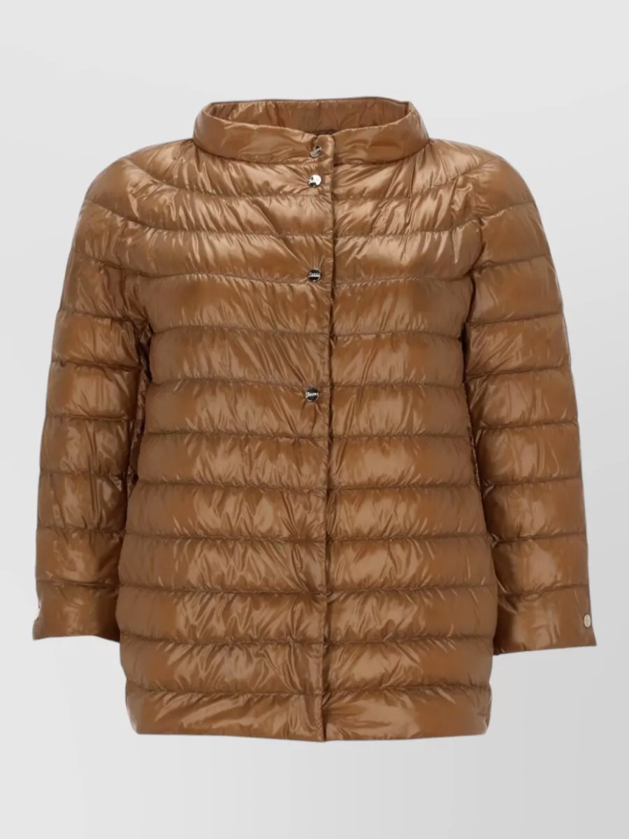 Herno cropped down puffer jacket