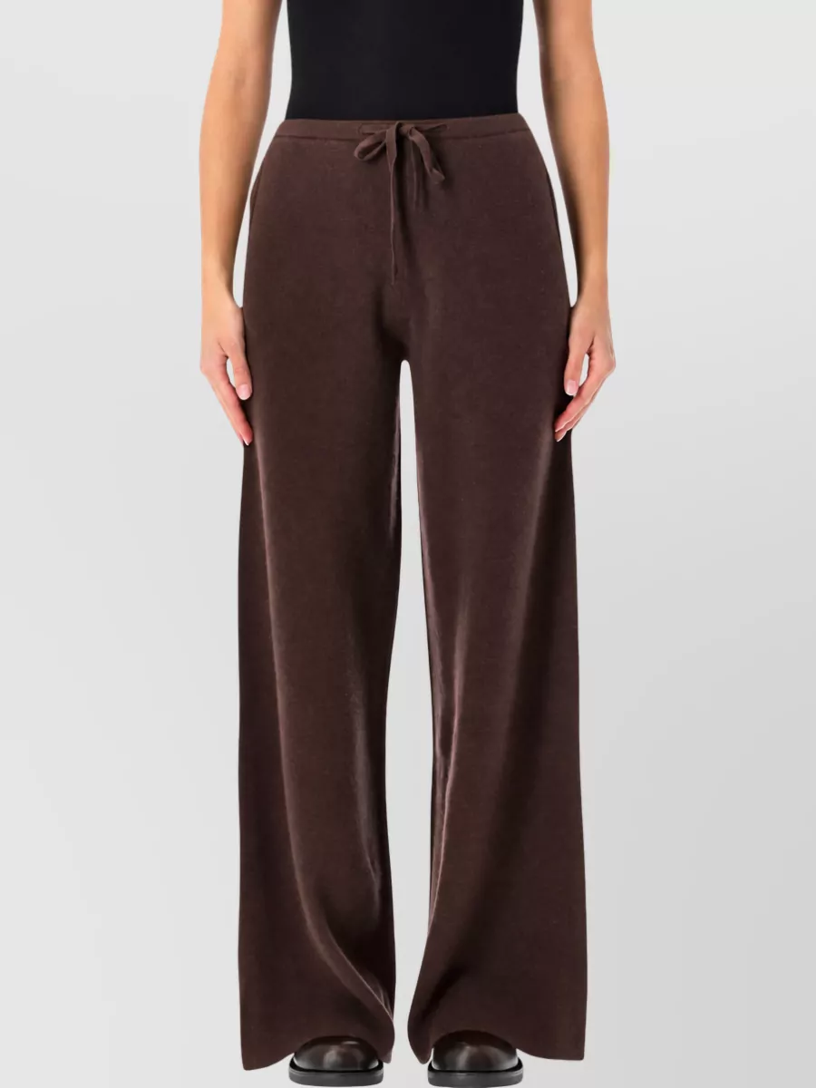 Rhea Costa cashmere wool drawstring lounge pants