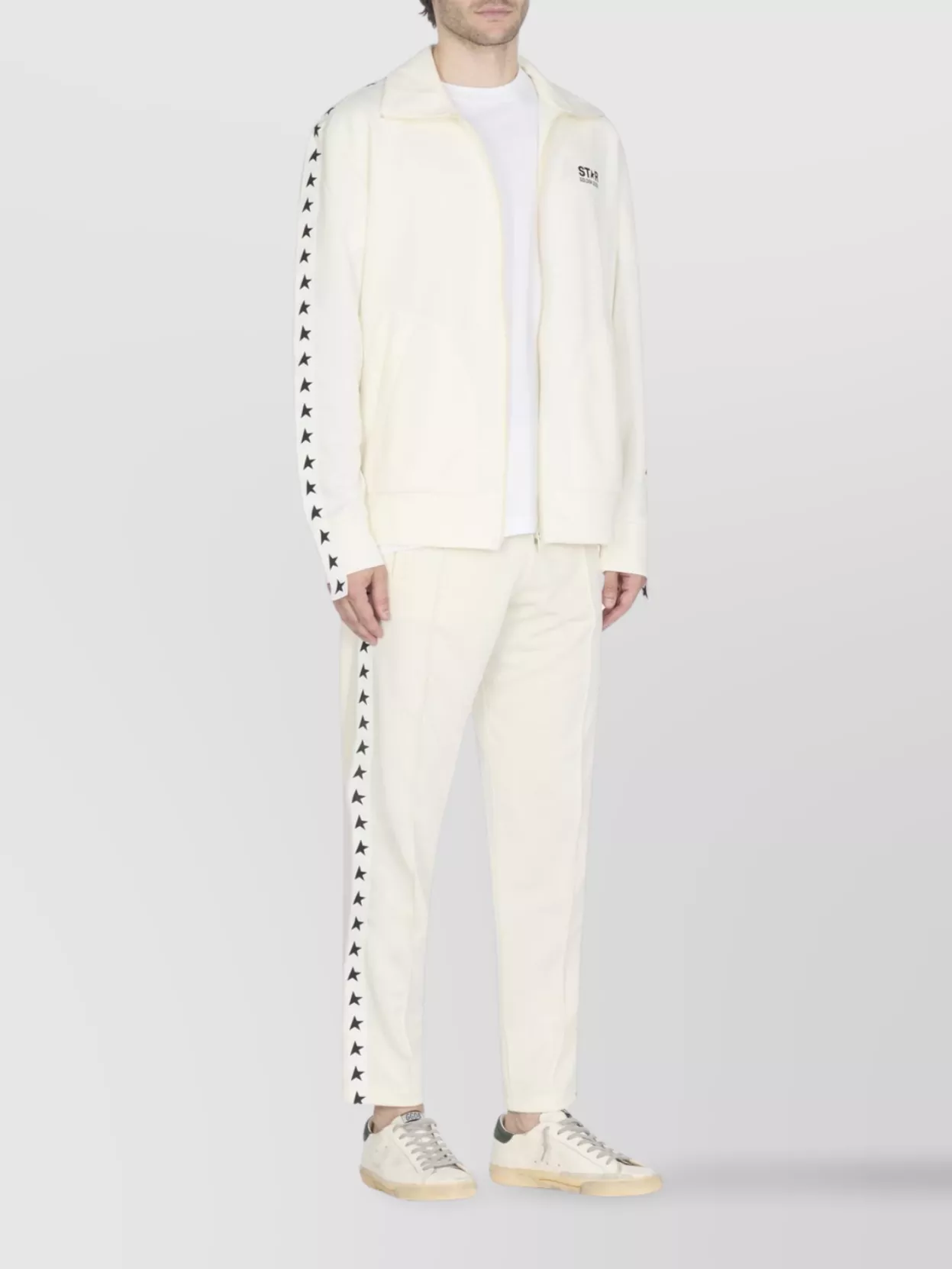 Golden Goose Straight Leg Trousers With Side Stripe Detail