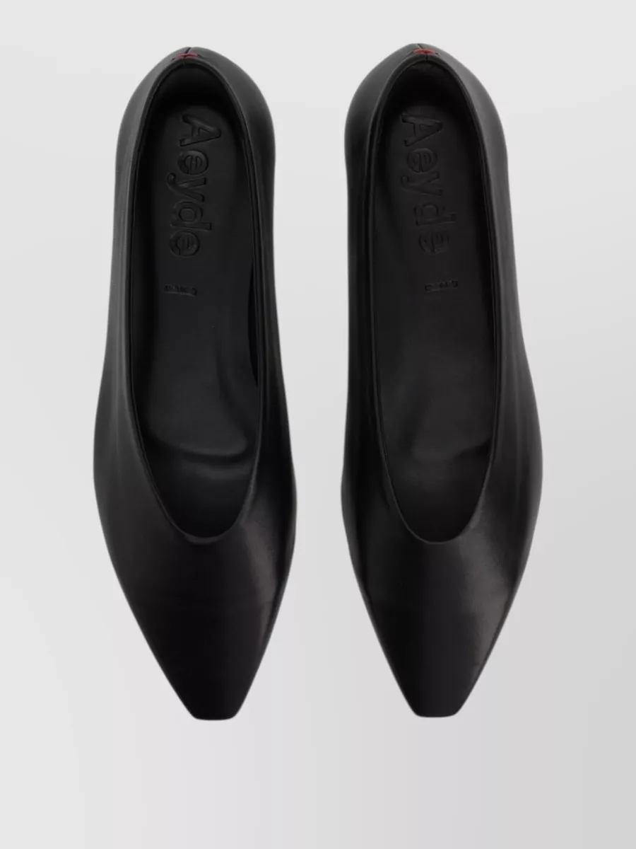 Aeyde Leather Ballerina Shoes