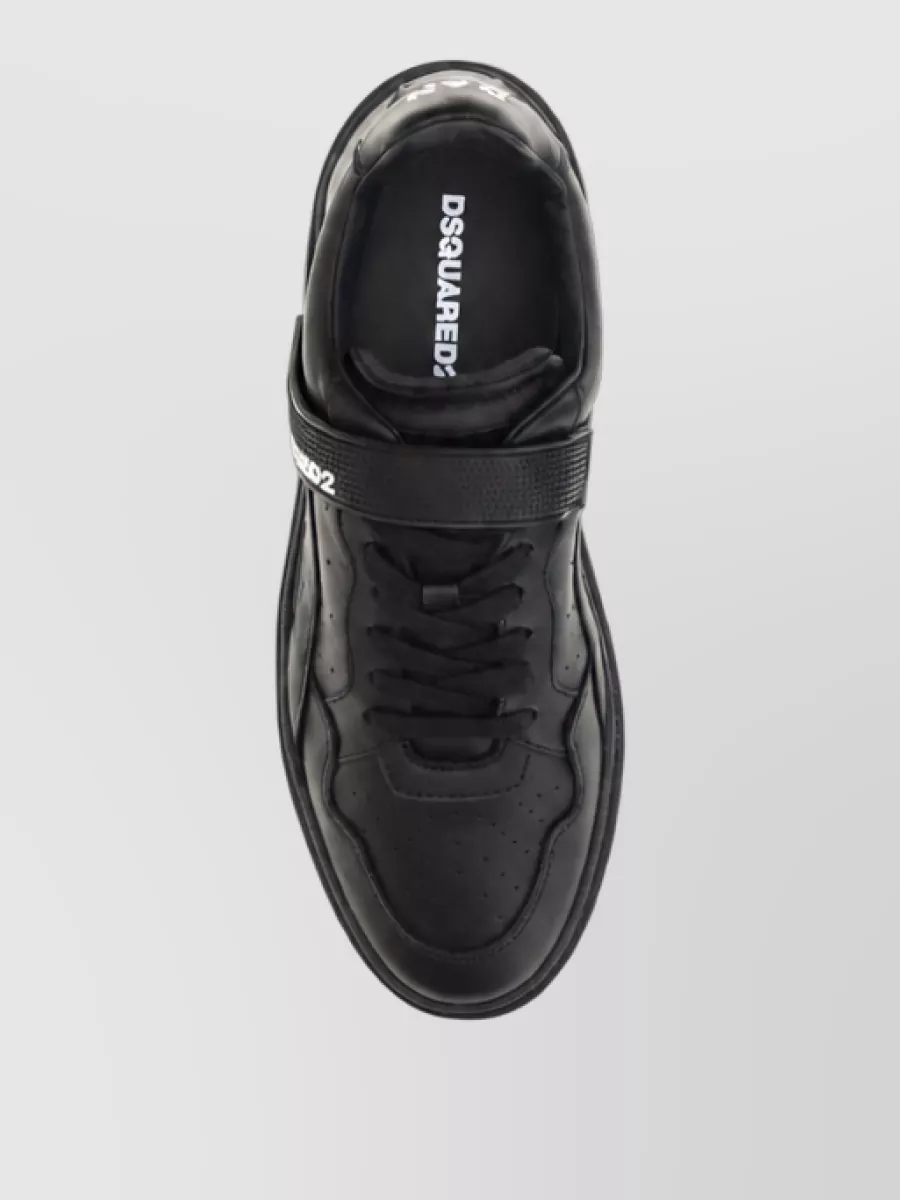 Dsquared2 Calf Leather Low-Top Sneakers