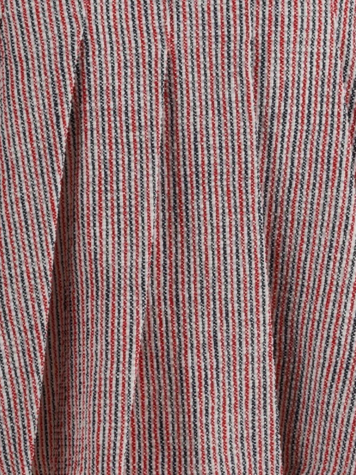 Thom Browne Tweed Pleated Miniskirt Ribbed Waistband