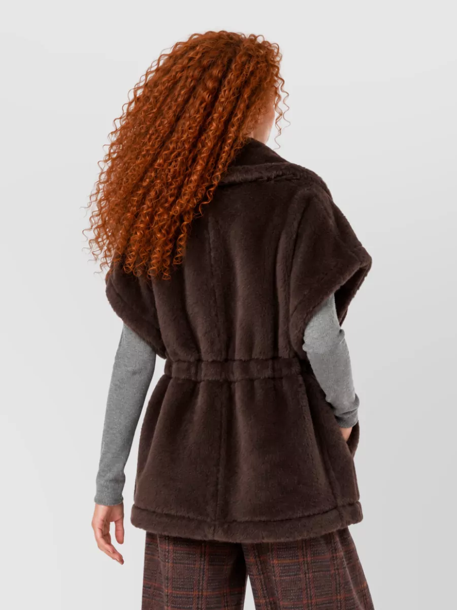 Max Mara Silk Blend Cape