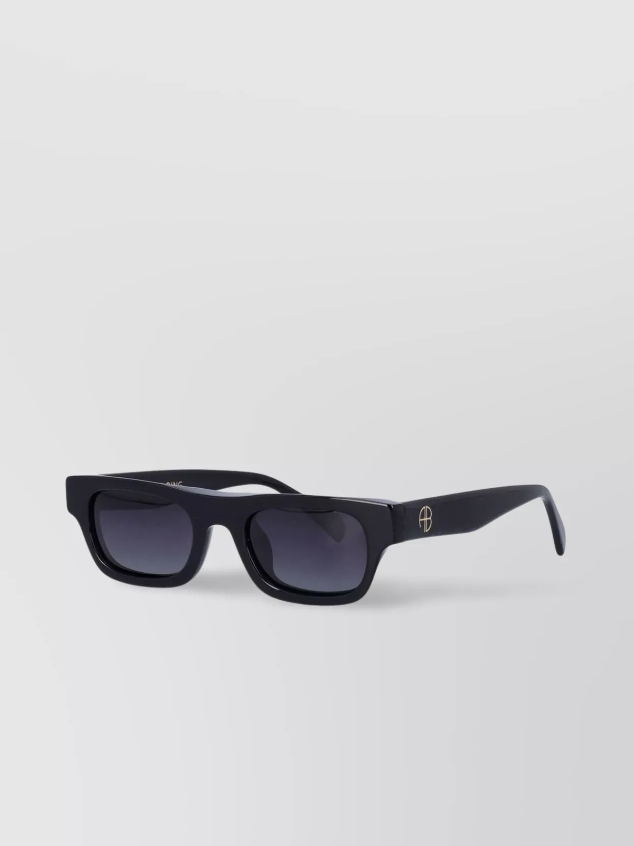 Shop Anine Bing Thick Frame Sunglasses Uv Protection