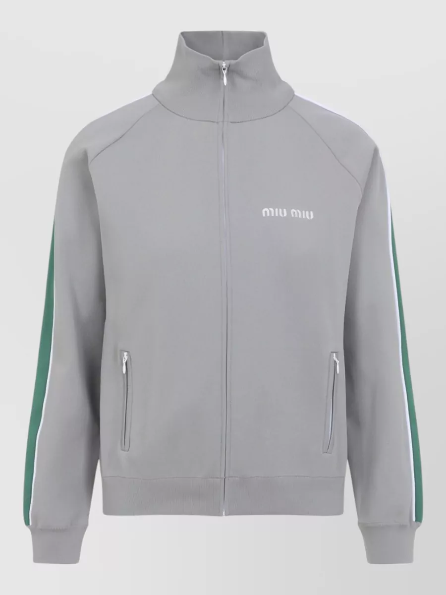 Miu Miu technical bomber jacket