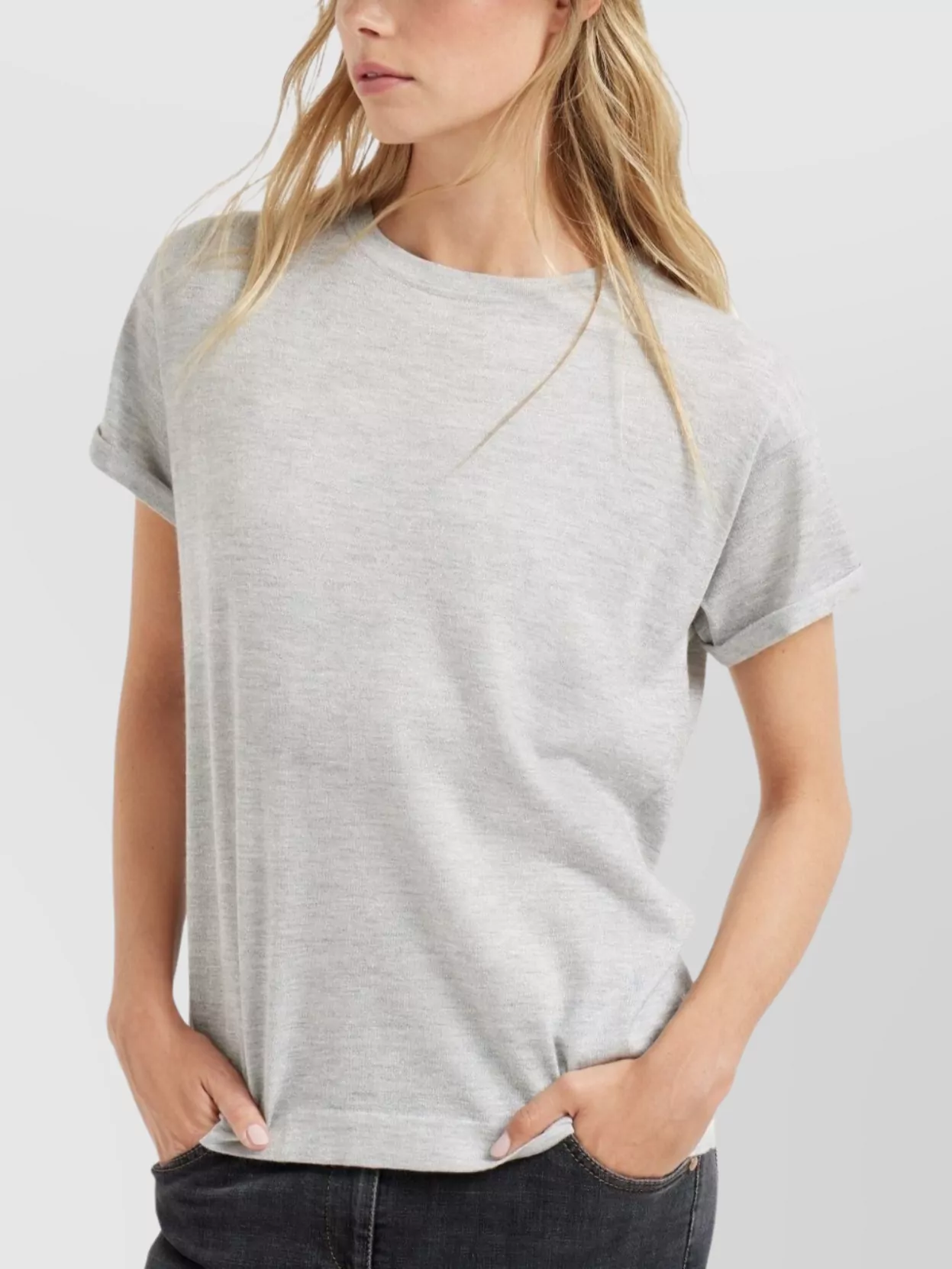 Brunello Cucinelli Cashmere And Silk T-Shirt