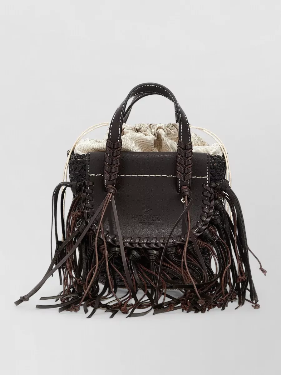 Cuba Lab leather bucket bag