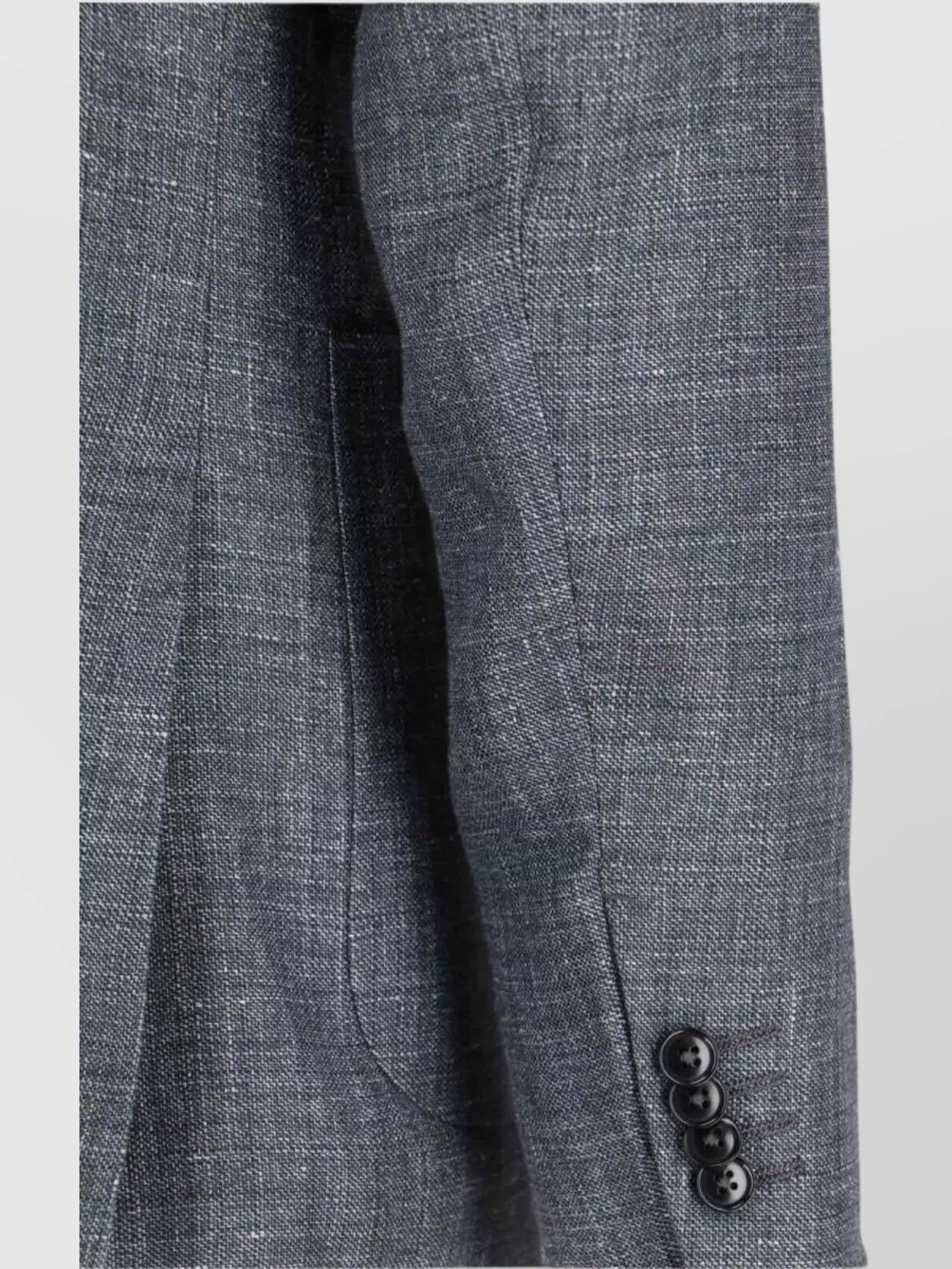 Shop Zegna Jacket Tailored Buttoned Cuffs In Blue