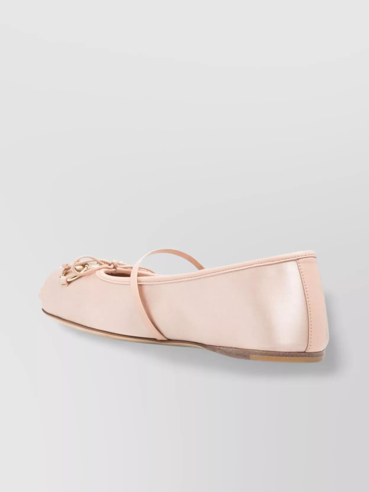 Gucci Satin Ballet Flats Horsebit Detail