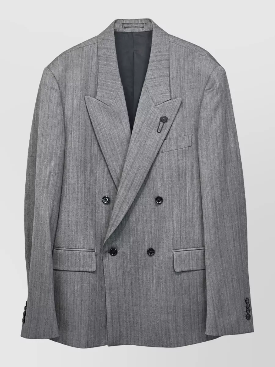 Lardini wool suit jacket