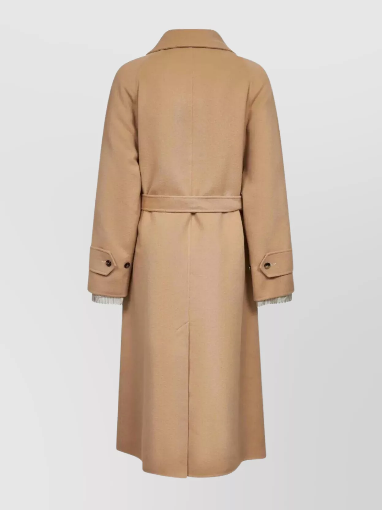 Marni Camel Virgin Wool And Cashmere Single-breasted Coat In Brown