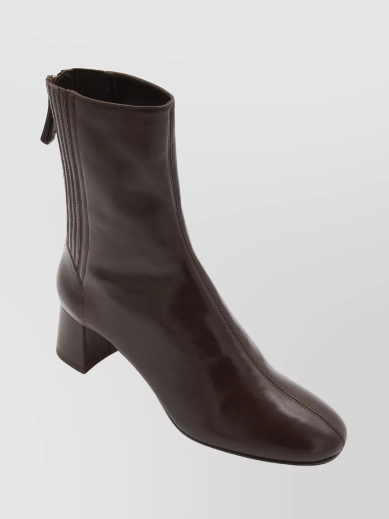 Aquazzura Almond Toe Ankle Boots With Block Heel