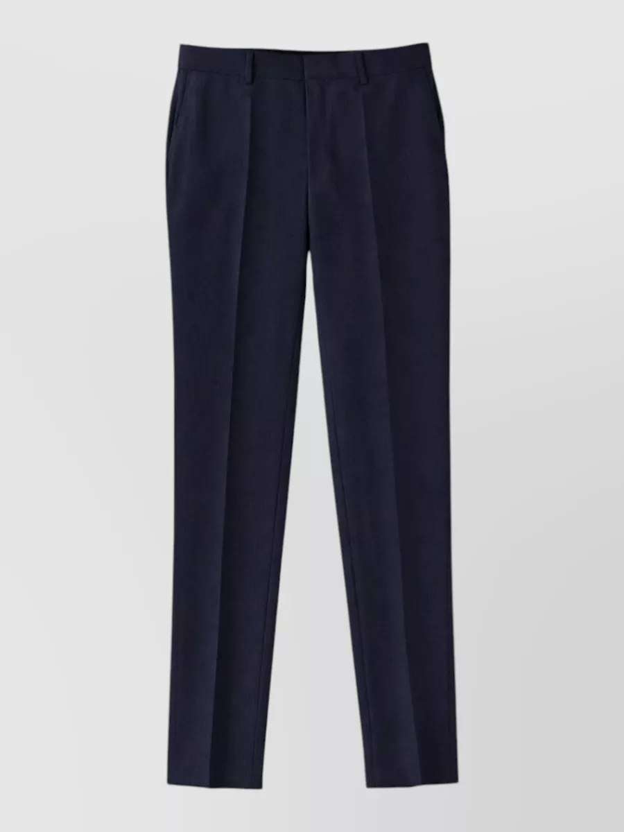 Boss h-genius-253 slim-fit tailored trousers